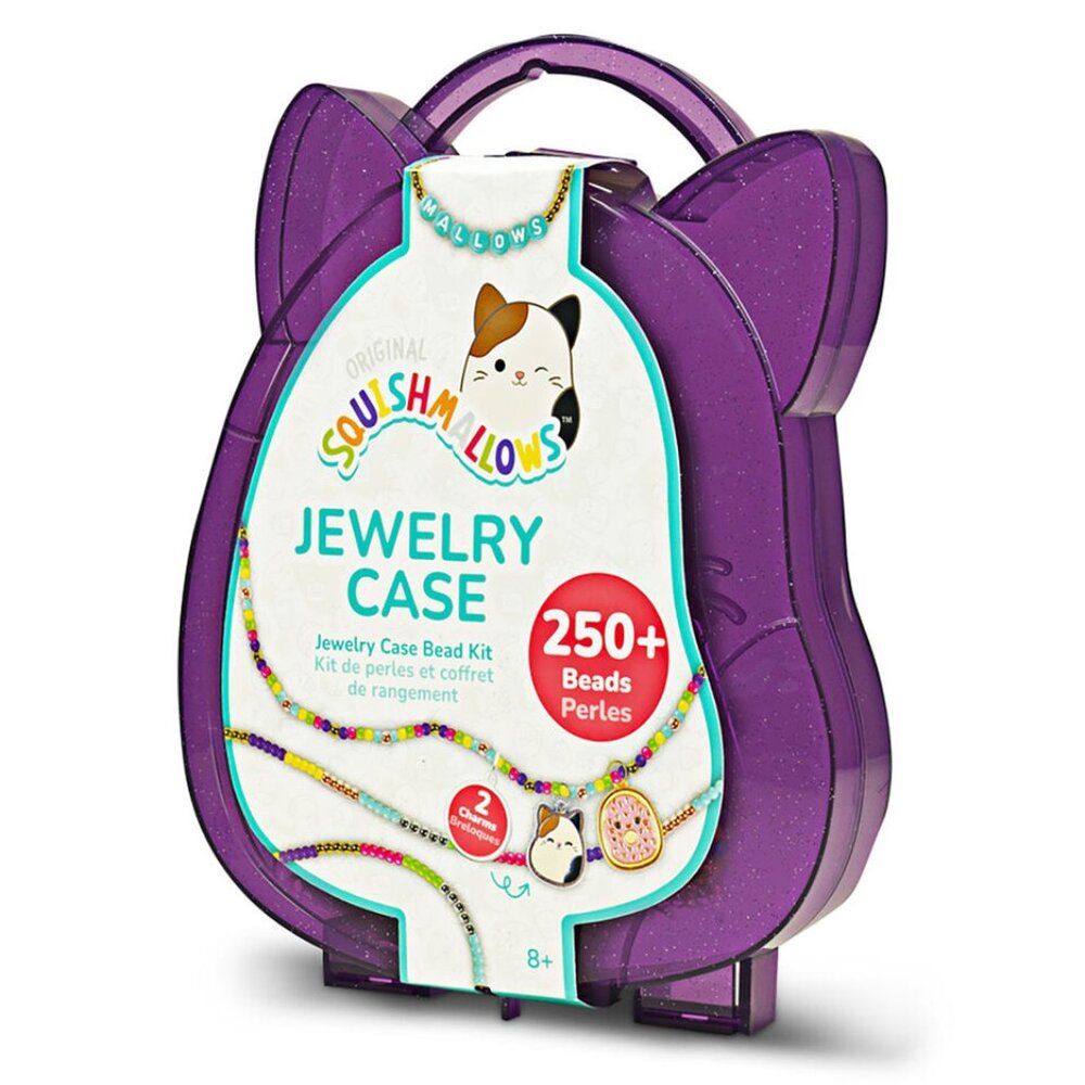 NWT Squishmallows Jewelry Case Bead Kit